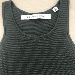 Uniqlo and Lemaire rib sleeveless sweater